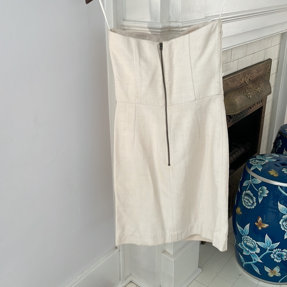 Stella McCartney Silk Linen Bustier Dress - Picture 4 of 4